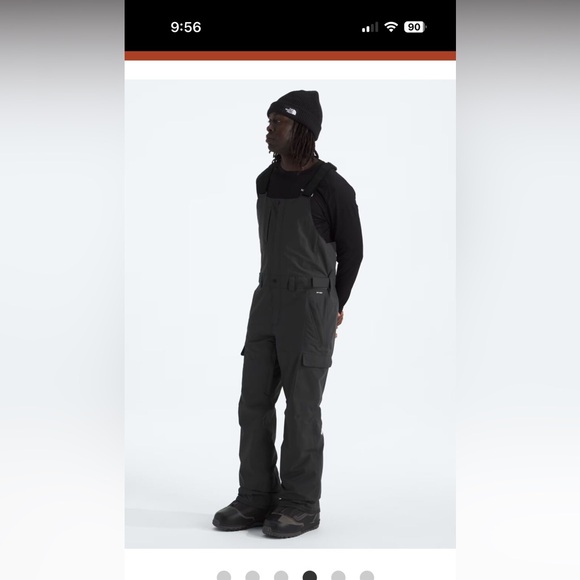The North Face Men’s Small Freedom ski and snowboard bib - Picture 7 of 13